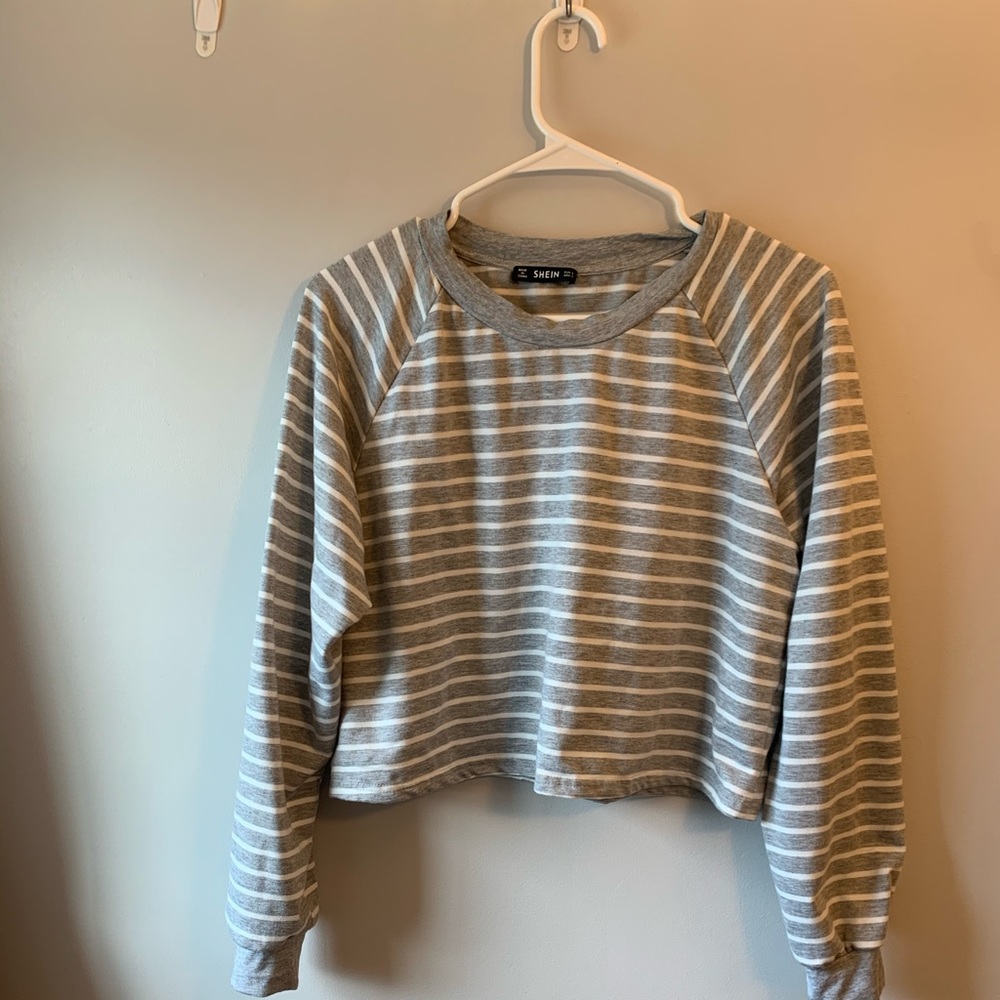 Shein Long Sleeve Crop Top